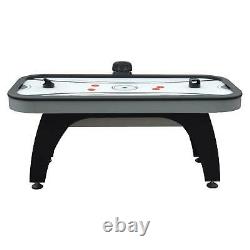 Man Cave Air Hockey Game Table 6ft w Scratch-Resistant Surface and 160 Air Holes