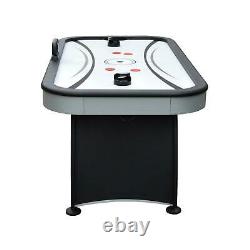 Man Cave Air Hockey Game Table 6ft w Scratch-Resistant Surface and 160 Air Holes