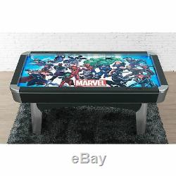 Marvel Universe Air Hockey Table Red, Blue, Black