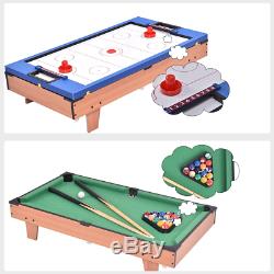 Mesa de billar mini pool ping pong y air hockey tenis futbolito fubolin 4 en 1