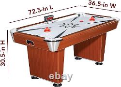 Midtown 6' Air Hockey Family Game Table with Electronic Scoring