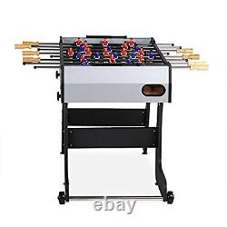 Monarch 48 in Folding Foosball Table Gray