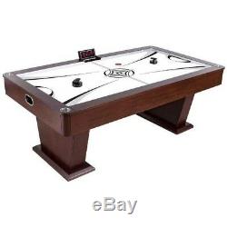 Monarch NG1020 7-ft Air Hockey Table Home Game Room with Timer, Electronic Scoring