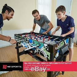 Multi Game 12 in 1 Combination Games Table Set Air Hockey Foosball Ping Pong