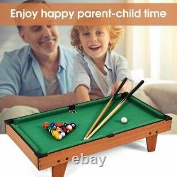 Multi Game Air Hockey Mini Pool Table Tennis Set 3in1 Tabletop Compact Combo Fun