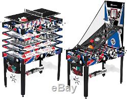 Multi Game Combination Table Set Air hockey Fusball Ping Pong Basketball Chess