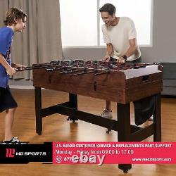 Multi Game Pool TableTable Tennis Pong Table Air Hockey Foosball 54 4-In-1