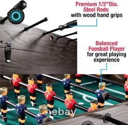 Multi Game Pool TableTable Tennis Pong Table Air Hockey Foosball 54 4-In-1 NEW