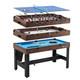 Multi Game Pool TableTable Tennis Pong Table Air Hockey Foosball 54 4-In-1 USA