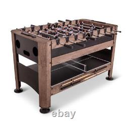 Multi Game Table 4 In 1 Air Hockey Foosball Pool Table and Table Tennis