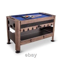 Multi Game Table 4 In 1 Air Hockey Foosball Pool Table and Table Tennis