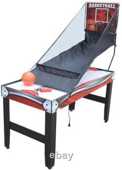 Multi-Game Table 4-in-1 54 in. Basketball Air Hockey Table Tennis Dry Erase