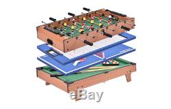 Multi Game Table 4in1Pool Air Hockey Football Table Tennis Billiard Combination