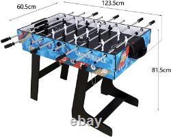 Multi Game Table 5-In-1 Combo Game Table, 5 Games with Hockey, Billiards, Table