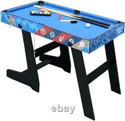 Multi Game Table 5-In-1 Combo Game Table, 5 Games with Hockey, Billiards, Table