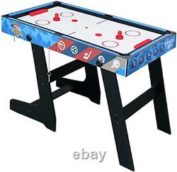 Multi Game Table 5-In-1 Combo Game Table, 5 Games with Hockey, Billiards, Table