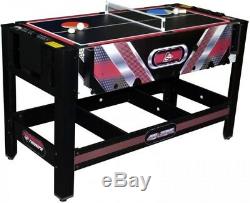Multi Game Table 5-in-1 Billiards Air Hockey Foosball Table Tennis and Archery
