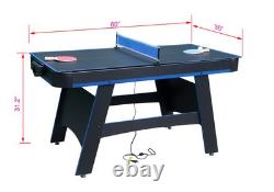 Multi-Game Table Air Hockey, Pool, & More