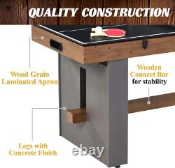 Multi Game Table Foosball, Table Tennis and Hockey Combo Table