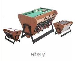 Multi-Game Table Pool, Air Hockey & Football