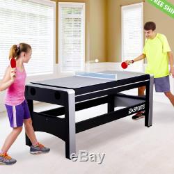 Multi Game Table Recreation for Kids Gaming Sport Air Hockey Pool Mini Ping Pong