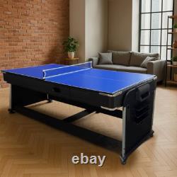 NEW 4 In 1 Multifunction 7FT Convertible Pool Table/Tennis/Office/Air Hockey NZ