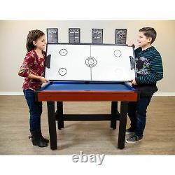 NEW 48Inch Multi Game Table 3-in-1 with Glide Hockey, Pool and Table Tennis