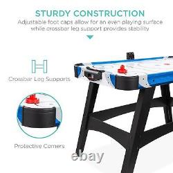 NEW 58in Mid Size Air Hockey Table For Game Room With 2 Pucks 2 Pushers LED Score