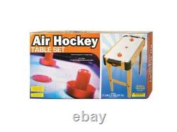 NEW Air Hockey Game Table Set Measures Approximately 27 Long x 14 Wide x 26 H