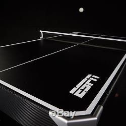 NEW ESPN 72 Inch Air Powered Hockey Table Table Tennis Top & In-Rail Scorer