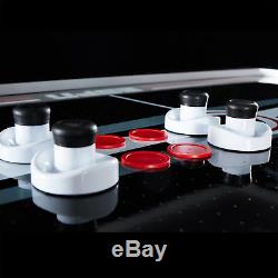 NEW ESPN Premium 84 Inch Air Powered Hockey Table with LED Touch Screen Scorer