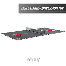 NHL 80 Power Play 2-in-1 Air Hockey Table with Table Tennis Top