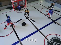 NHL Deluxe Rod Hockey Game Boston Bruins vs NY Rangers Grey, Blue, Black