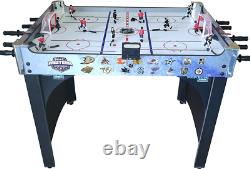 NHL Deluxe Rod Hockey Game Chicago Blackhawks vs Detroit Red Blue, Grey