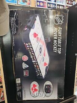 NHL Fury Table Top Air Powered Hockey Game 38, Includes Two Pushers NEW! Tr8