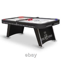 NHL Power Play Pro 84 Indoor Air Hockey Table with Overhead Projection LED and