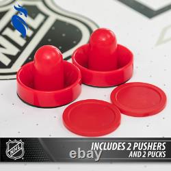 NHL Pro 84 Indoor Air Hockey Table Projection LED Scoring&Light-Up&Corners&Stad