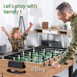 Naipo 48 10-in-1 Combo Game Table Foosball, Air Hockey, Pool & More