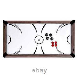 New Bluewave Driftwood 7-Ft Air Hockey Table Combo Set WithBenches