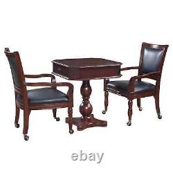 New Bluewave Fortress Chess, Checkers & Backgammon Pedestal Game Table & Chairs