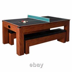 New Bluewave Sherwood 7-Ft Air Hockey Table WithBenches