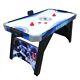 New Warrior NG1160 5-ft Air Hockey Table For Home Game Rooms with Electric Scoring