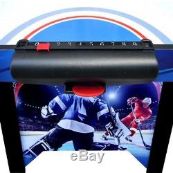 New Warrior NG1160 5-ft Air Hockey Table For Home Game Rooms with Electric Scoring