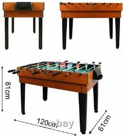 OPEN BOX Arcade Table Air Hockey Foosball Ping Pong Billiards Game Room 4ft