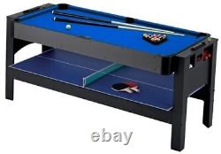 Original 6-Foot Easy Flip 3-in-1 Combination Multi-Game Table Air Hockey