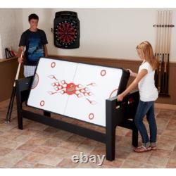 Original 6-Foot Easy Flip 3-in-1 Combination Multi-Game Table Air Hockey