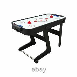 PUCK Calix 4-Foot Folding Air Hockey Table Black