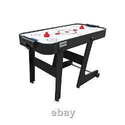 PUCK Calix 4-Foot Folding Air Hockey Table Black