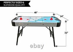 PUCK Frost 4-Foot Folding Air Hockey Table