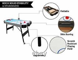 PUCK Frost 4-Foot Folding Air Hockey Table